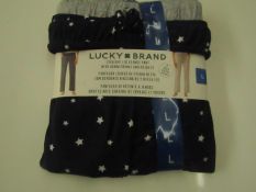 Lucky Brand - Straight Leg Lounge Set With Pockets - Size Large - New & Packaged.