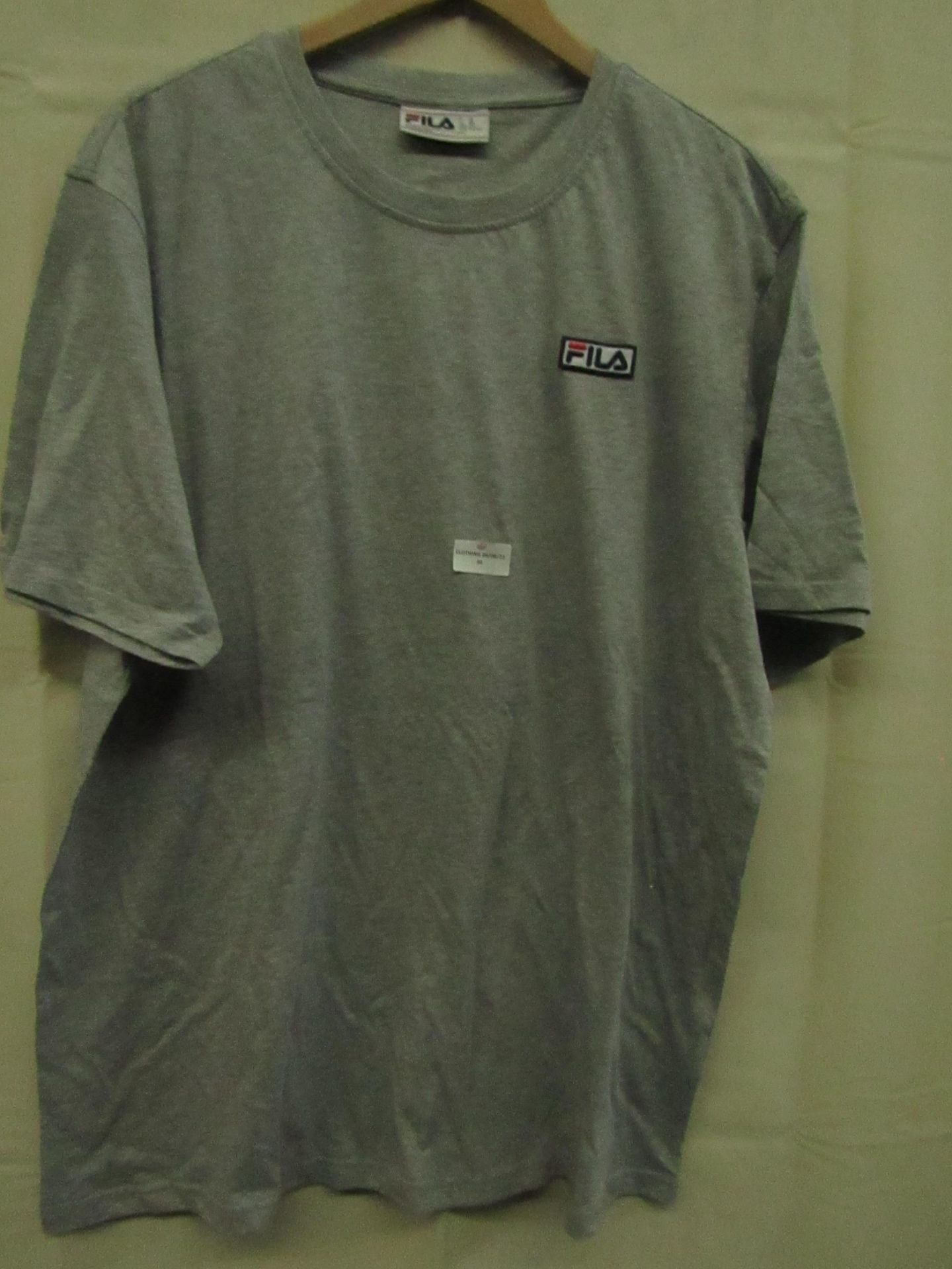 Fila Lucano T/Shirt Grey Size Large New With Tags