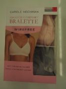 Carole Hochman - Wirefree Bralette ( Pack of 2 ) - Size Medium - New & Boxed. (Picked at Randon So