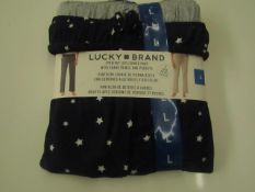 Lucky Brand - Straight Leg Lounge Set With Pockets - Size Large - New & Packaged.