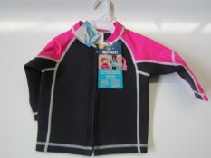 3 X Banz - Outdoor Beach Wear Highly Elastic Swimming Jacket - Size 12 Months - New With Tags.