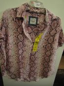 Jachs Girlfriend - Summer Blouse - Size Small - New With Tags. ( See Image For Design )