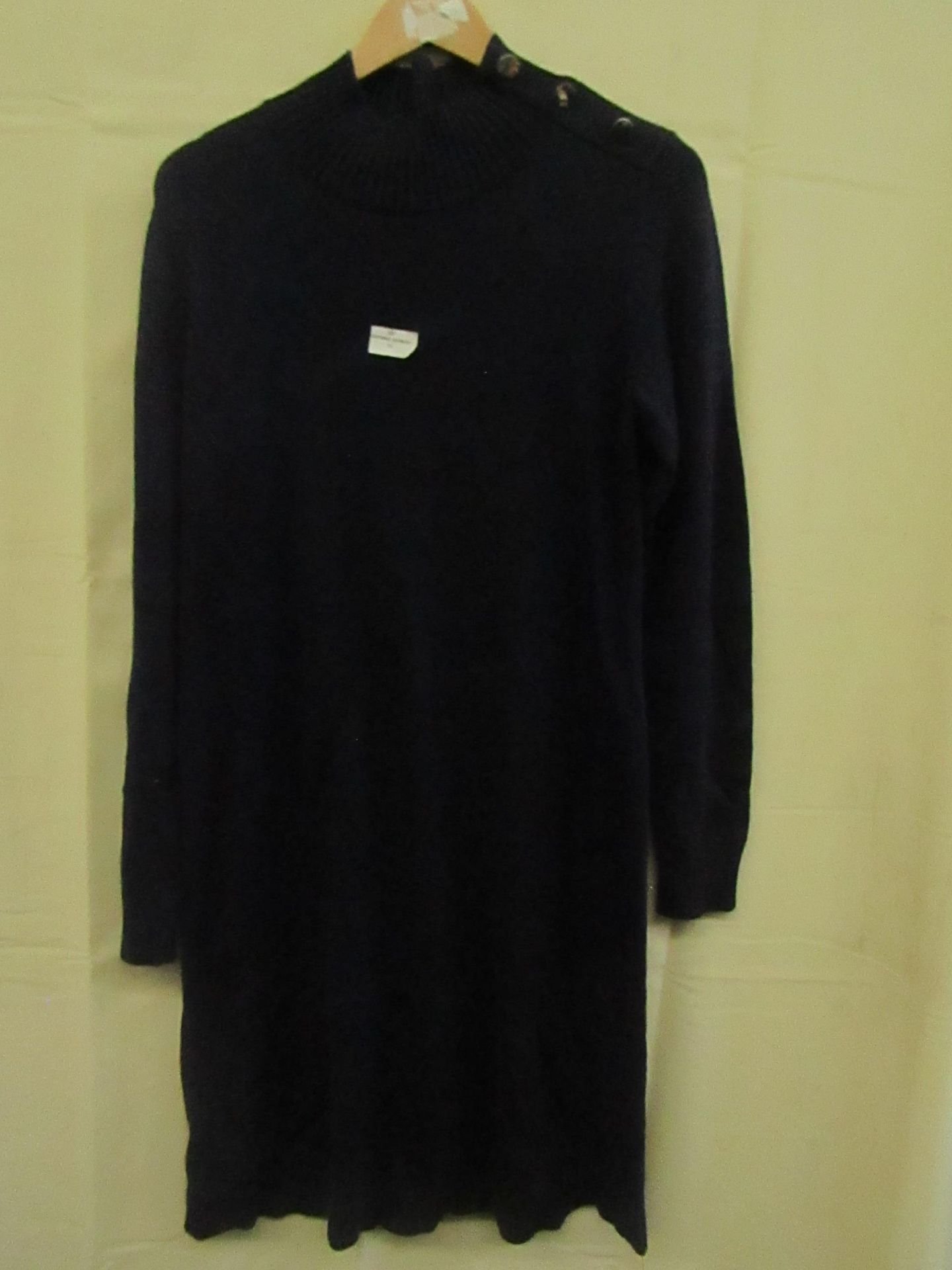 Unbranded - Navy Knitted Dress - Size Unknown - No Packaging.