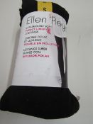 Ellen Reyes - Fleece Lined Leggings Black ( Pack Of 2 ) - Size Small - New & Packaged