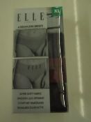 Elle - Seamless Ladies Briefs ( Pack of 4 ) - Size XL - New & Packaged.