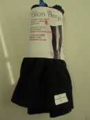 Ellen Reyes - Fleece Lined Leggings Black ( Pack Of 2 ) - Size L - New & Packaged