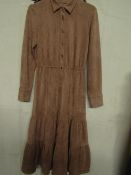 Mock Suede dress, sales sample unknown size