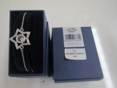 Swarovski - Silver Plated Iconic Star Braclet - New & Boxed Wth Presentation Box & Gift Bag.