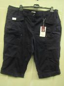 Sheego - Ladies Long Lenths Shorts - Size 26 - New With Tags.