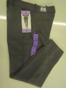 Kirkland Signature - Ladies Grey Trousers - Size 4 - New With Tags.