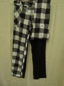 2 X Pairs of Lucky Brand - Straight Leg Lounge Set With Pockets - Size Medium - New, No Packaging.