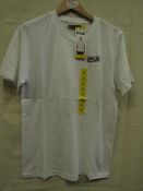 Fila - Lucano T/Shirt White - Size Small - New With Tags.