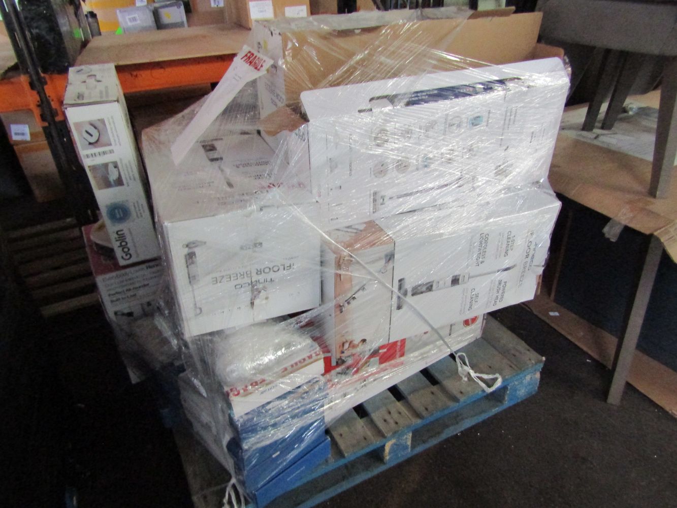 Pallet of raw Electrical customer returns