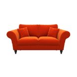 1x Cavendish Upholstery Emma 2 Seater Sofa, Handmade in the UK - Stella Fire - RRP ?1799 - New,