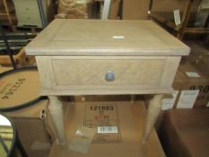 Moot Group Gallery Direct Kingham 1 Drawer Side Table RRP Â£168.00 - This item looks to be in good