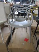 Heals Masters Stool Medium Black RRP Â£338.00 - This item looks to be in good condition and