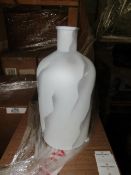 Cox & Cox Marble Effect Vase - Grey RRP Â£19.00 - This item looks to be in good condition and