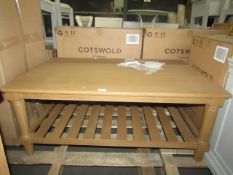 Cotswold Company Elkstone Mellow Oak Coffee Table RRP Â£395.00 - This item looks to be in good