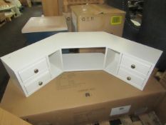 Cotswold Company Chalford Warm White Desk Top Hutch RRP Â£199.00 - This item looks to be in good