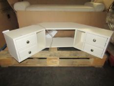 Cotswold Company Chalford Warm White Desk Top Hutch RRP Â£199.00 - This item looks to be in good