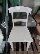 1 x Cox & Cox Lotte Wooden Dining Chair RRP £225.00 SKU COX-AP-1228369-BER-DOA TOTAL RRP £225 This