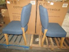 Cotswold Company Bluebell Upholstered Dining Chair - Stone 1 RRP Â£320.00 - This item looks to be in