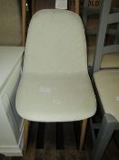 Cotswold Company Modern Upholstered Dining Chair - Cream 3 RRP Â£65.00 - This item looks to be in