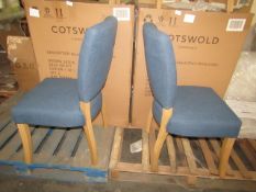 Cotswold Company Bluebell Upholstered Dining Chair - Stone 1 RRP Â£320.00 - This item looks to be in