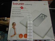 Beurer - Personal Bathroom Scale - PS160 - Grade B & Boxed.