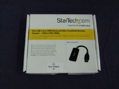 Startech - Slim USB 3.0 To HDMI External Video Card Multi Monitor Adapter - 1920x1200/1080p -