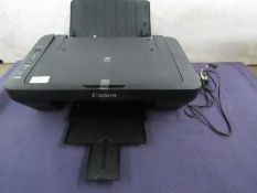 Canon - Pixma MG255OS Printer - Black - Untested, No Packaging.