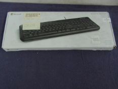 Microsoft - Wired 600 Keyboard - Black - Untested & Boxed.