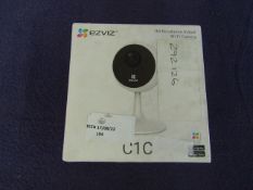 Ezviz - HD Resolution Indoor WIFI Camera - C1C - Untested & Boxed.