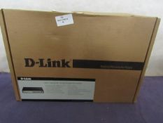 D-Link - DGS-1100-10MP 10-Port Gigabit PoE Switch - Untested & Boxed.