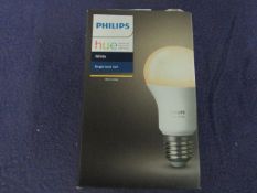 Philips - Hue Warm White Single Light Bulb - E27 - Untested & Boxed.