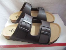 Rieker Sandal Brown Size 41 New & Boxed