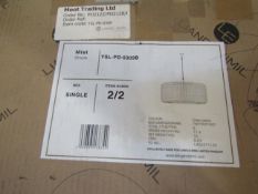 Moot Group Liang & Eimil Mist Pendant Lamp Brushed Brass RRP Â£1896.00 - The items in this lot are