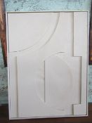 Moot Group Gallery Interiors Ruskin Vasari Relief Wall Art Natural RRP Â£67.96 (PLT S22) - The items