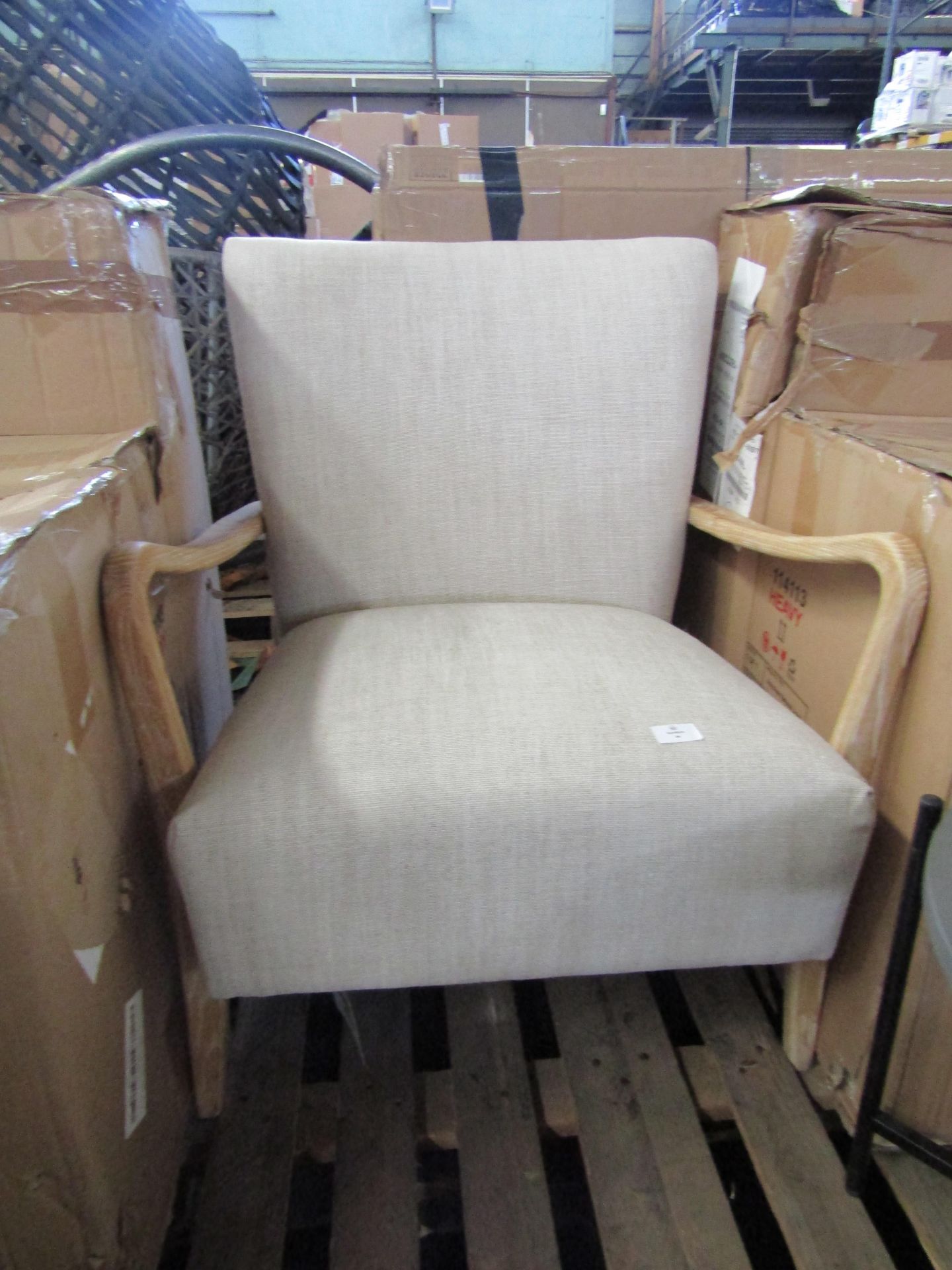 Moot Group Gallery Direct Chedworth Natural Occasional Chair RRP Â£428.00 (PLT S21) - The items in