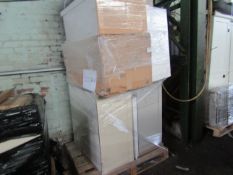 Pallet of Mark Harris Furniture including 6 Items of Bedroom Drawers. All items are unchecked
