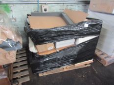 A Pallet of approx 5x Mark Harris Furniture items which includes Various Dining Table Legs,