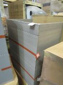 Roca - Maxi Wall-Hung Base Unit 2-Door Textured Grey - 670x400x500mm - Good Condition & Boxed.