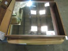 VitrA Integra - LED Illuminated Mirror Cabinet - Walnut 600x720mm - Good Condition & Boxed.