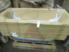 Vitreous - Enamel Steel Bath Tub - White - 1600x700mm - OTH - Unused & Boxed.