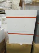 Roca - Maxi Wall-Hung Base Unit 2-Door Gloss White - 670x400x500mm - Good Condition & Boxed.