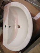 Laufen - Jadiette Sink ( No Tap Hole ) - 610mm - New.