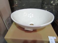 Laufen Made - Oval Counter Top Sink - New & Boxed.