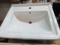 Laufen - Noble Basin 600mm White - Unused & Boxed.