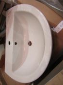 Laufen - Jadiette Sink ( No Tap Hole ) - 610mm - New.