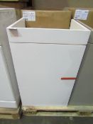 Roca - Maxi Wall-Hung Base Unit 1-Door Gloss White - 400mm - Good Condition & Boxed.